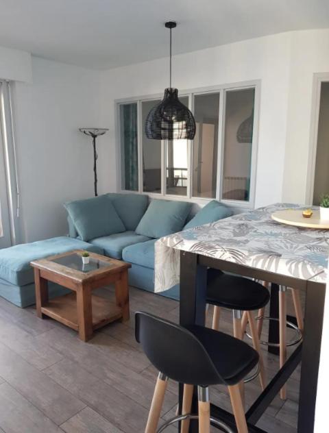 Splendide T2 Face A La Mer, Terrasse, Wifi Hendaye Exteriör bild